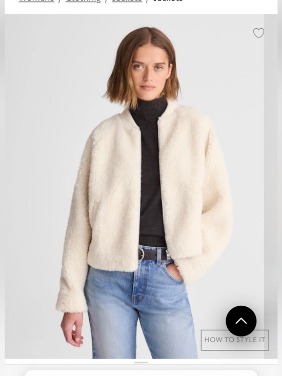 Madewell Jackets & Blazers - Madewell Sherpa bomber jacket